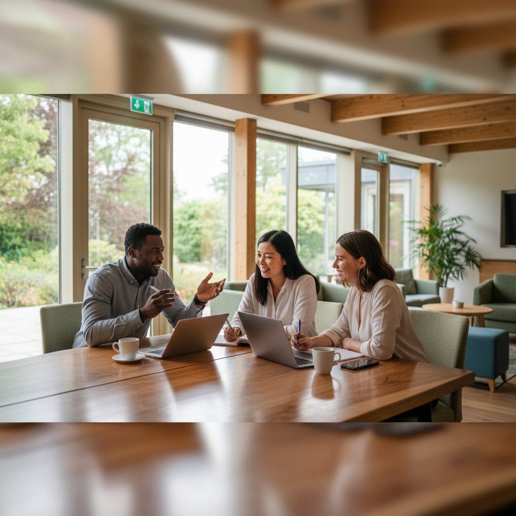 Zespół Greenspotbase wspierający seniorów